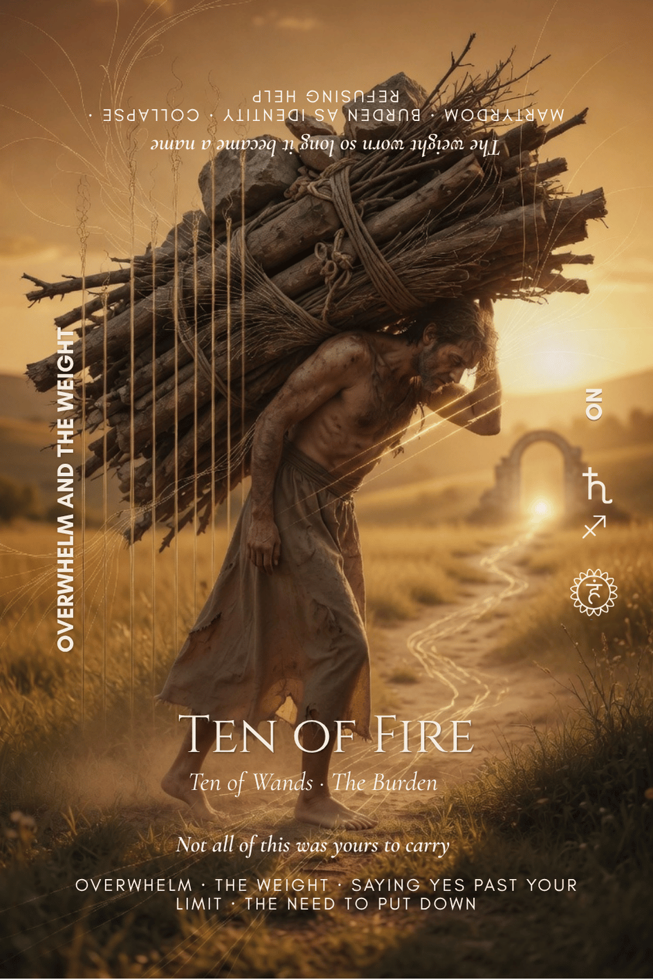 Ten of Fire — The Burden