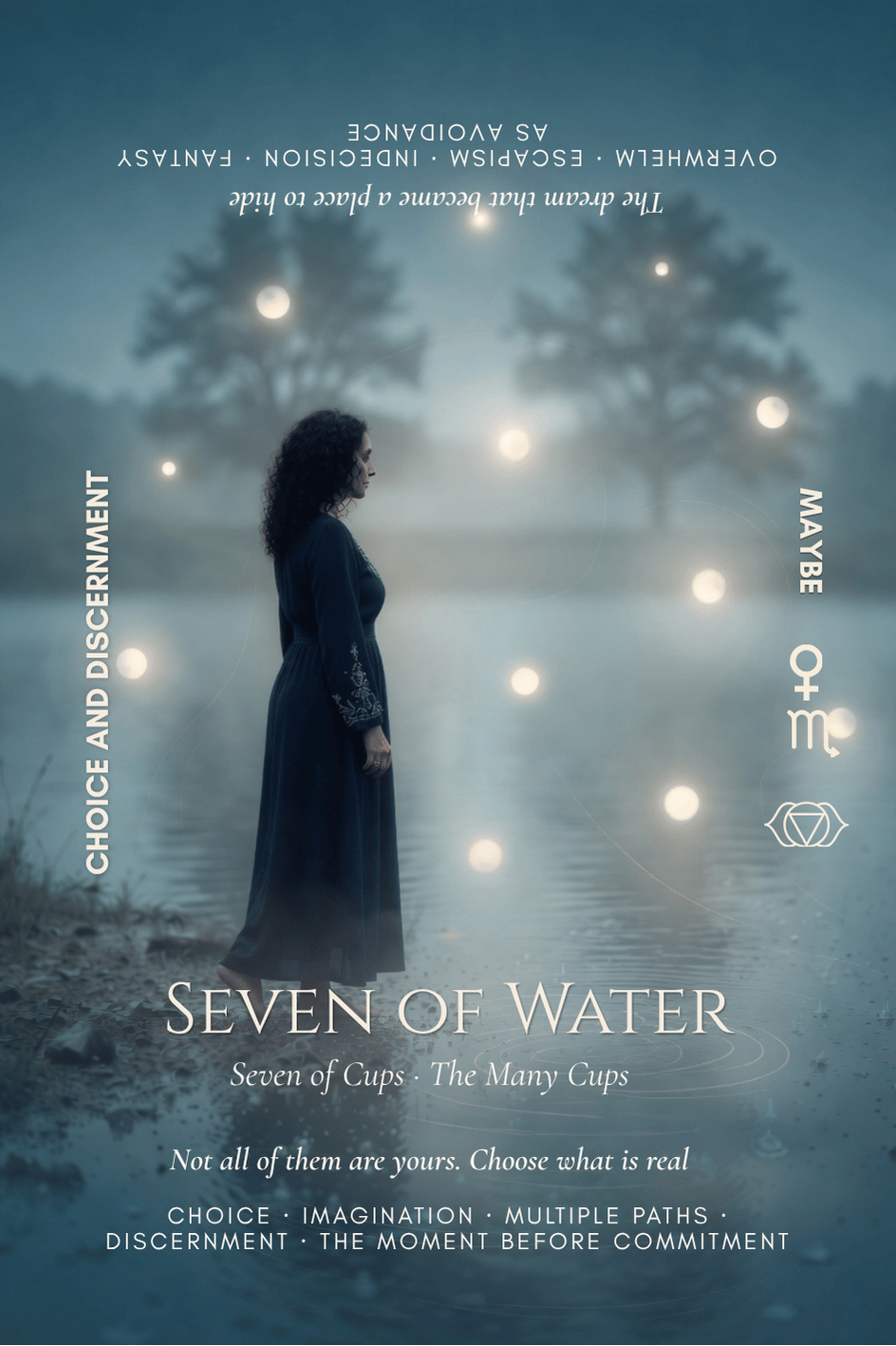 Seven of Water — The Many Cups