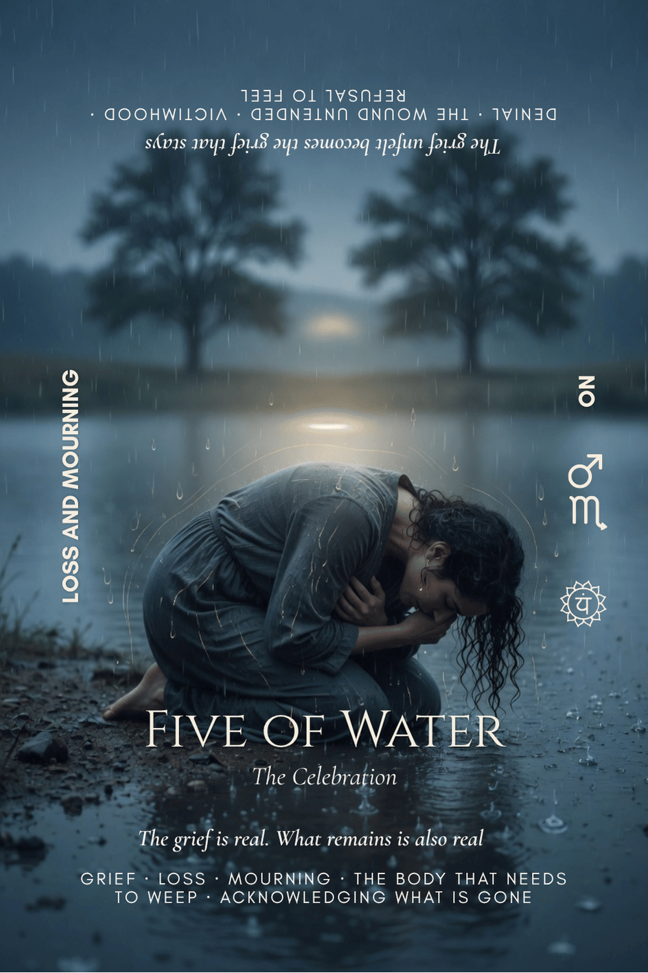 Five of Water — The Grief
